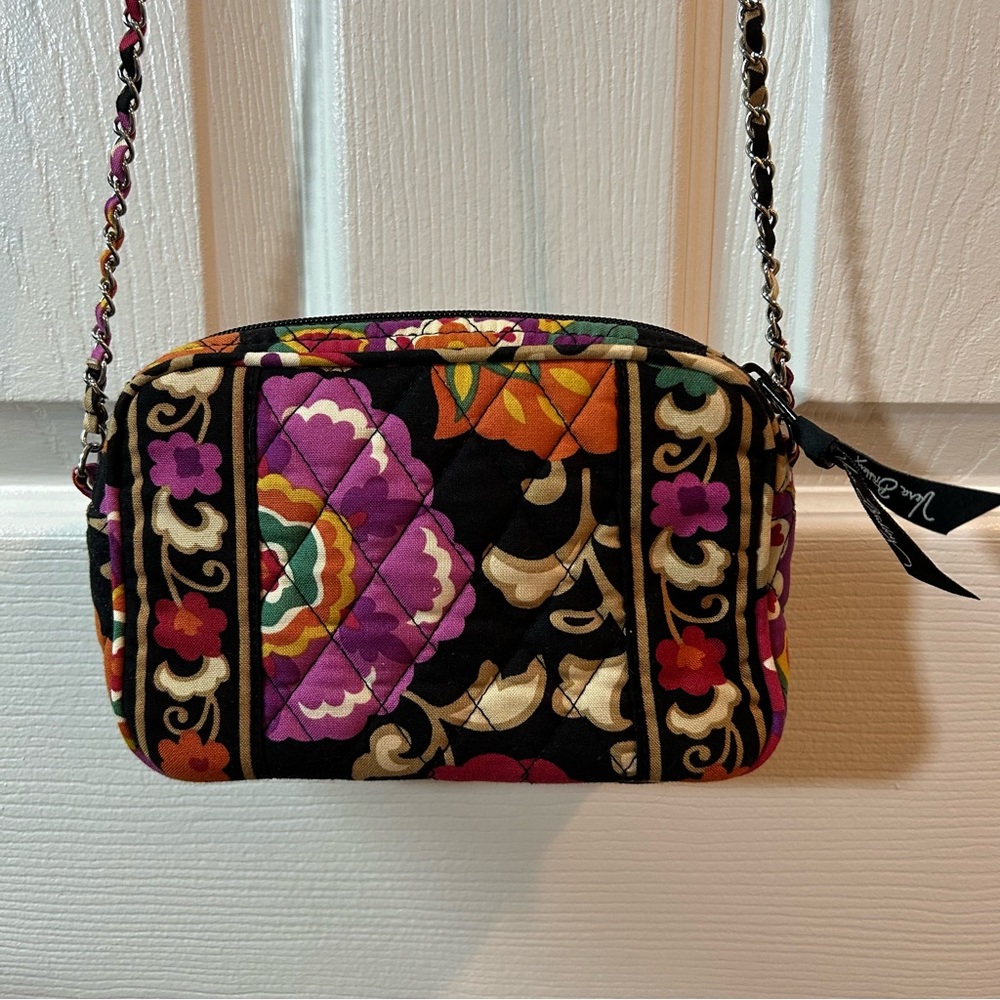 VERA BRADLEY RETIRED SUZANI PATTERN MINI CHIN BAG
